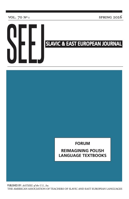 Forum on Reimagining Polish Language Textbooks –Representation, Pedagogy, and Cultural Relevance in the Twenty-First Century Classroom in the Slavic and East European Journal, volume 70, issue 1 (Spring 2026)